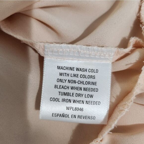 Bar lll Pink Off The Shoulder Ruffle Sleeve Blouse - Picture 6 of 8